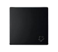 Touche poussoir hotte noire mate Simon 82 Concept