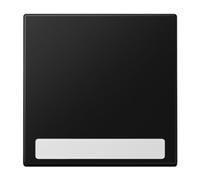 Touche simple avec visière/inscr LS noir mat (référence : JUNG LS990NASWM)