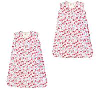 Touched by Nature Gigoteuse bébé unisexe en coton bio, Rosebud Lot de 2, 6-12 mois