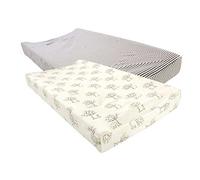 Touched by Nature Matelas à langer unisexe pour bébé en coton biologique, bouleaux, taille unique