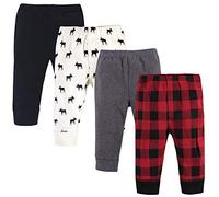 Touched by Nature Pantalons décontractés pour bébé, Buffalo Plaid élan, 0-3 mois