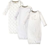 Touched by Nature Unisex Baby Organic Cotton Nightgown, Llama, 0-6 Months US