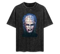 Touched Hellraiser III Mens Hell on Earth Pinhead Mens T-Shirt Unisex Black Top Tee S