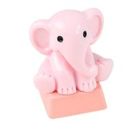 Touches 3D en résine motif éléphant de dessin animé pour claviers mécaniques Durabilité 1 pièce