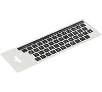 Touches De Clavier Allemand Autocollantes Pour Pc Et Ordinateur Portable Différentes Tailles Au Choix Avec Laminé De Protection Mat 12X12 Mm Noir