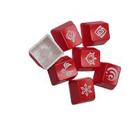 Touches de clavier mécaniques ABS translucides OEM R4 pour Genshin Impact, lot de 7 pièces