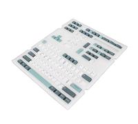 Touches de Clavier Mécaniques, Matériau PBT à 128 Touches Design Ergonomique Touches Anglaises pour Clavier Accessoires pour Cadeau pour Clavier Universel (Jardin botanique)