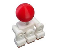 Touches de manette de jeu, style arcade, 1 pièce, accessoire de clavier mécanique, bouton Swíng, disposition de contrôle de précision, pour configuration de streaming Esports