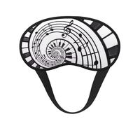 Touches de piano abstraites à l'aquarelle,Masques de sommeil occultants, cache-yeux couvrants, masques de sommeil anti-lumière