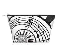 Touches de Piano abstraites Aquarelle, Trousse de Toilette Trousse de Maquillage Sac à cosmétiques Trousse de Toilette de Voyage Portable