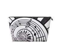 Touches de Piano abstraites Aquarelle, Trousse de Toilette Trousse de Maquillage Sac à cosmétiques Trousse de Toilette de Voyage Portable