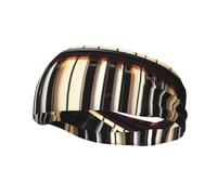 Touches de piano avec notes de musique imprimées unisexe-adulte bandeau de sport polyvalent bandeaux de sport bandeau évacuant l'humidité