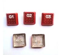 Touches de rechange rétroéclairées G1 G2 G3 G4 G5 pour clavier de jeu mécanique Logitech G813/G815/G913/G915 TKL RVB