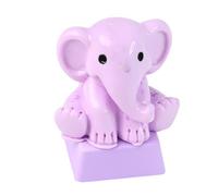 Touches en résine 3D en forme d'éléphant de dessin animé pour claviers mécaniques, design créatif pour les amateurs de jeux