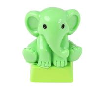 Touches en résine 3D en forme d'éléphant de dessin animé pour claviers mécaniques, design créatif pour les amateurs de jeux