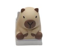 Touches en résine d'animaux fabriquées à la main avec finition brillante et design ergonomique pour les amateurs de claviers mécaniques, touches Capybara