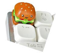 Touches en résine imprimées Collection Fast Food Shape Design unique pour claviers mécaniques Texture ergonomique Touches sur le thème des aliments pour la saisie