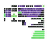 Touches épaisses PBT Dye SUB Cherry 146 touches pour clavier mécanique de jeu 61/68/75/84/980/104/108 touches EVA violet Pbt clavier clavier japonais profil cerise russe coréen anglais