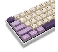Touches japonaises - Ocean Custom pour claviers mécaniques GH60/RK61/GK64/66/ALT61/87/104, Profil KDA Ergonomique, Touches épaisses avec extracteur de Touches (Violet)
