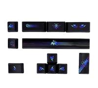 Touches PBT Christol CMYK PBT à cinq côtés teints avec barre d'espace 6.25U ESC Entre + touches de changement de vitesse pour clavier mécanique