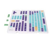 Touches PBT, Clavier Anglais Opération Simple Décorative Hauteur de Cerise Pratique pour Le Bureau pour la Maison pour l'ordinateur (pour GMK Squelette Roi)