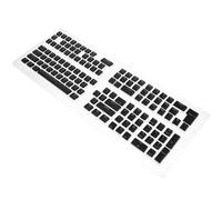 Touches Pbt pour Clavier Mécanique Noir Semi-Transparent | Double Injection, Résistance à Décoloration, Compatible 61/62/68/84/87/104/108 Mécaniques