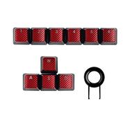 Touches Rétroéclairées FPS pour Claviers de Jeu Corsair K70RGB, K70, K95, K90, K65, K63 - Touches Rouges