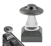 Touches , touches lumineuses en forme de soucoupe volante, capuchons de clavier mécanique personnalisés avec lumière, pour hommes, femmes, joueurs sur PC