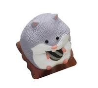 Touches uniques en résine pour hamster - Surface lisse et ergonomique - Design vibrant - Pour claviers douaniers - Touches en résine sur le thème du hamster