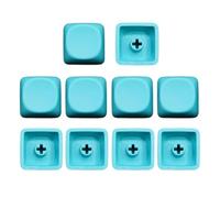 Touches vierges personnalisées PBT - Hauteur 1U - Sans impression - Remplacement pour clé mécanique