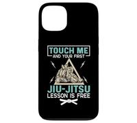 Touchez Moi et Votre première leçon de jiu Jitsu est Un Amoureux Libre Coque pour iPhone 13