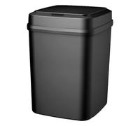 Touchless Trash Can, Sensor Garbage Bin, Smart Lid Activation, Rechargeable or Battery Operated, Ideal for Kitchen Bathroom Living Room, 13L, Black White Color, 1 Piece