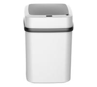 Touchless Trash Can, Sensor Garbage Bin, Smart Lid Activation, Rechargeable or Battery Operated, Ideal for Kitchen Bathroom Living Room, 13L, Black White Color, 1 Piece