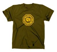 Touchlines Lost Dharma t-Shirt Station 3 "Initiative Medium Vert - Vert