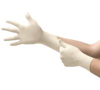 Touchntuff 69-318 Disposable Latex Gloves,Thin Powder-Free Gloves,Reinforced And Adhesive Fingers,Multi-Use Protection,Food,Chemical And Mechanical,White,Xl (100 Gloves)