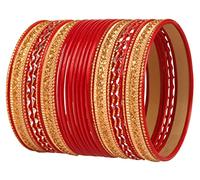 Touchstone 2 douzaines de bracelets de collection en alliage de métal texturé chaud rouge des bijoux de créateur bracelets spéciaux pour femme 2.75 Lot de 2 Grand Rouge