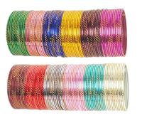 Touchstone Bracelet jonc en alliage de métaux superbes couches superposées riche en 12 magnifiques bracelets pour femme 2.5 Ensemble de 144 2 multicolor