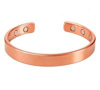 Touchstone Bracelet magnétique Copper de style tibétain. Forgé à la main avec du cuivre pur solide et de haut calibre. Une élégance simple et minimaliste.