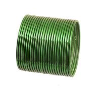 Touchstone Modern Style Pretty Attractive Look Sea Green Textured Color Wrist Filler Indian Bollywood Thin Designer Jewelry Metal Bangle Bracelets for Women. Set of 24.
