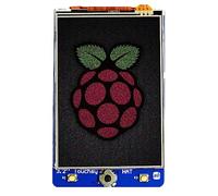 Touchsy HAT pour Raspberry Pi, écran tactile résistif de 8,1 cm pour Raspberry Pi, SBC et microcontrôleurs avec boutons programmables et interface SPI Joystick Écran tactile LCD