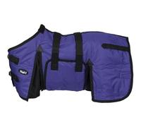 Tough-1 Couverture d'écurie Miniature 600D avec Ceinture Ventrale, Violet, 122 cm