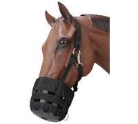 Tough 1 résistant 1 Poly pâturage Muselière en Nylon avec Licol, Noir