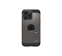 Spigen Coque Magnétique pour iPhone 15 Pro Max [Antichoc avec Béquille] Tough Armor MagFit - Gunmetal