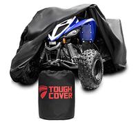 Tough Cover Housse de Protection de qualité supérieure en Tissu 600D de qualité Marine pour Kawasaki, Honda, Polaris, Yamaha, etc. Protection Contre l'eau, Le Vent, Les UV - Accessoires pour 4 Roues