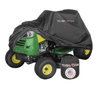 Tough Cover Housse de protection XL pour tracteur à gazon en tissu 600D de qualité marine, ajustement universel, protection contre l'eau, les UV, la saleté, le vent pour le stockage extérieur de