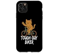 Tough Guy Biker Chat Mignon drôle Coque pour iPhone 11 Pro Max