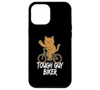 Tough Guy Biker Chat Mignon drôle Coque pour iPhone 12 Pro Max