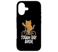 Tough Guy Biker Chat Mignon drôle Coque pour iPhone 17