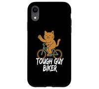 Tough Guy Biker Chat Mignon drôle Coque pour iPhone XR