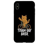 Tough Guy Biker Chat Mignon drôle Coque pour iPhone XS Max
